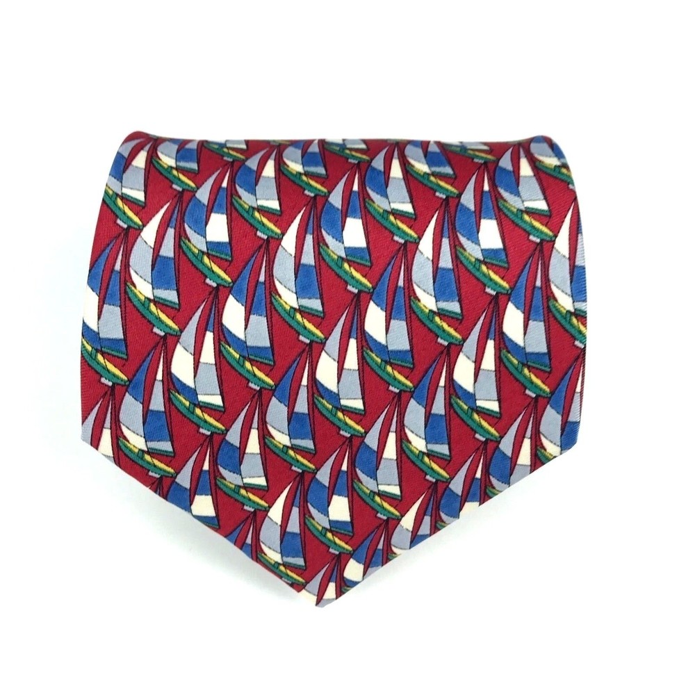 Utopia Men's Tie Handmade Colorful Sailboat Boat Nautical Novelty Necktie 56"